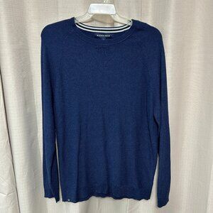 Mizzen + Main Cassady Pullover Crew Neck Sweater Men's Size XXL Dark Blue NWT